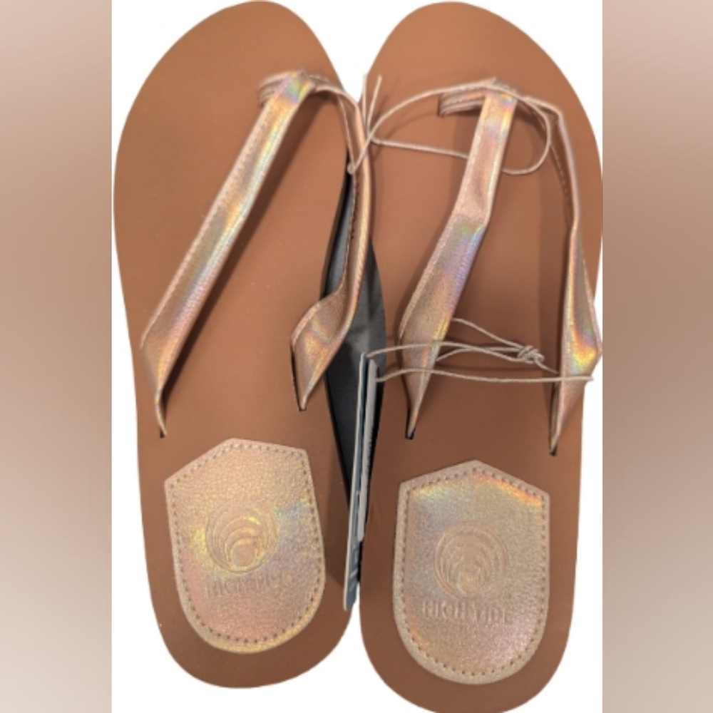 Metallic Pink 🩷 NWT High Tide Sandals